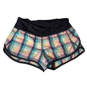 Lululemon Shorts Size 2 Plaid Multicolor Athletic